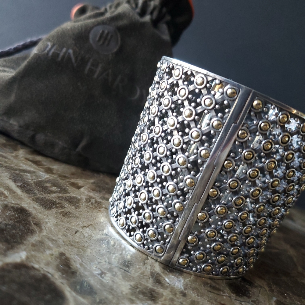John Hardy Sterling and 18K gold bracelet